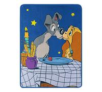 Northwest Disney Lady & The Tramp - Manta de Micro Raschel, 46 x 60 Pulgadas, Cena para Dos