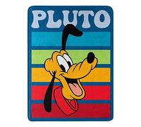 Northwest Disney Mickey Mouse Micro Raschel Manta de 46 x 60 Pulgadas, Rayas Pluto