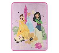 Northwest Disney Princess Micro Raschel Manta de 46 x 60 Pulgadas, Be True