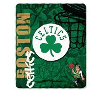 Northwest Manta de Forro Polar con Estampado de los Golden State Warrios, de la NBA, Unisex Mujer Niños niña Hombre, 1NBA/03101/0002/AMZ, Verde, 50" x 60"