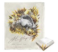 Northwest Manta de Harry Potter Silk Touch, 50 x 60 Pulgadas, Hufflepuff