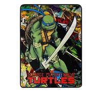 Northwest Manta Micro Raschel de Las Tortugas Ninja Mutantes Adolescentes, 46 x 60 Pulgadas, Leader Leo