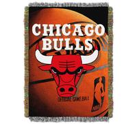 Northwest NBA Chicago Bulls Unisex-Adult Woven Tapestry Throw Blanket