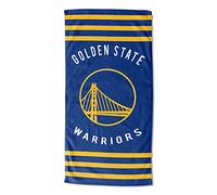 Northwest NBA Golden State Warriors Toalla de Playa Stripes, 30 x 60 Pulgadas