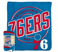 Northwest NBA Philadelphia 76ers - Manta de vellón Unisex para Adultos, 50 x 60 Pulgadas, Campaign