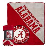 Northwest NCAA Alabama Crimson Tide NCAA Halftone 46 "por 60 Micro Manta de Tejido Raschel, 46" x 60 "