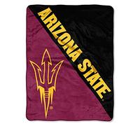 Northwest NCAA Arizona State Sun Devils NCAA Halftone 46 "por 60 Micro Manta de Tejido de Manta, marrón, 46" x 60 "