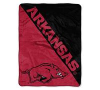Northwest NCAA Arkansas Razorbacks NCAA Halftone 46 "por 60 Micro Manta de Tejido Raschel, Cardinal, 46" x 60 "