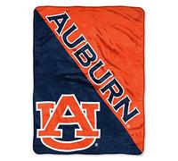 Northwest NCAA Auburn Tigers NCAA Halftone 46 "por 60 Micro Manta de Tejido de Manta, Azul Marino, 46" x 60 "