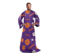 NORTHWEST NCAA Clemson Toss Silk Touch - Manta cσmoda con mangas, 48 ??x 71 pulgadas