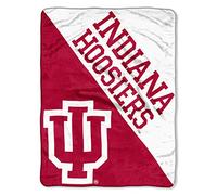 Northwest NCAA Indiana Hoosiers NCAA Halftone 46 "por 60 Micro Manta de Tejido Raschel, carmesí, 46" x 60 "