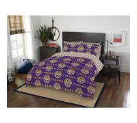 Northwest NCAA LSU Tigers - Juego de cama unisex para adultos en una bolsa, giratorio completo