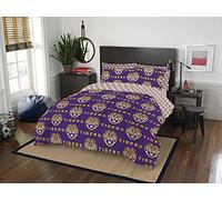 Northwest NCAA LSU Tigers Unisex-Adult Bed in a Bag Set, Queen, Rotary