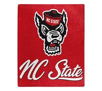 Northwest NCAA North Carolina State Wolfpack Raschel - Manta Unisex para Adultos, 50 x 60 Pulgadas, Signature