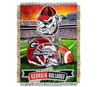 Northwest NCAA Notre - Manta de Tela para tapicería de campaña Irlandesa, COL051, Georgia Bulldogs