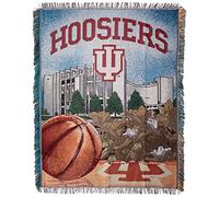 Northwest NCAA Notre - Manta de Tela para tapicería de campaña Irlandesa, Hombre Unisex Adulto Mujer, COL051010026RET, Indiana Hoosiers, 48" x 60"