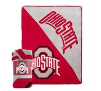Northwest NCAA Ohio State Buckeyes NCAA Halftone 46 "por 60 Micro Manta de Tejido Raschel, Scarlet, 46" x 60 "
