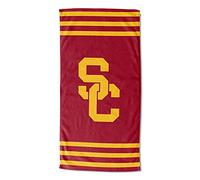 Northwest NCAA USC Trojans - Toalla de Playa Unisex para Adultos, 30 x 60 Pulgadas, Rayas
