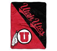 Northwest NCAA Utah Utes NCAA Halftone 46 "por 60 Micro Manta de Tejido de Manta, Rojo, 46" x 60 "
