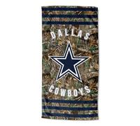 Northwest, NFL Dallas Cowboys, Toalla de Playa Unisex para Adultos de 76 x 152 cm, Rayas de Camuflaje