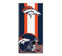 Northwest NFL Denver Broncos - Toalla de Playa Unisex para Adultos, algodón, poliéster, 30 x 60 Pulgadas, Lectura de Zona