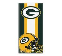 Northwest NFL Green Bay Packers - Toalla de Playa Unisex para Adultos, de algodón, 30 x 60 Pulgadas, Zone Read