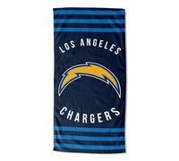 Northwest NFL Los Angeles Chargers - Toalla de Playa Unisex para Adultos, 30 x 60 Pulgadas, Rayas