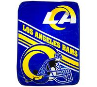 Northwest NFL Los Ángeles RAMS Raschel, Manta de Manta de 60 x 80 Pulgadas, Inclinada