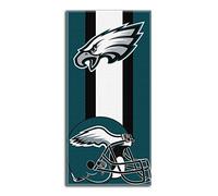 Northwest NFL Philadelphia Eagles - Toalla de Playa Unisex para Adultos, algodón, 30 x 60 Pulgadas, Lectura de Zona
