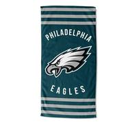 Northwest NFL Philadelphia Eagles - Toalla de Playa Unisex para Adultos, Mezcla de algodón y poliéster, 30 x 60 Pulgadas, Rayas