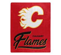 Northwest NHL Calgary Flames Raschel - Manta unisex para adultos, 50 x 60 pulgadas, Signature