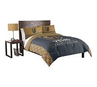 Northwest NHL - Juego de edredón y 2 Fundas de Almohada, Unisex, 1NHL849000029RET, Negro, 86" x 86"