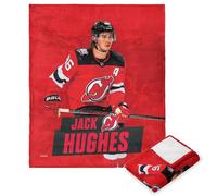 Northwest NHL New Jersey Devils - Manta de Tacto de Seda, 50 x 60 Pulgadas, Jack Hughes
