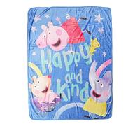 Northwest Peppa Pig - Manta de Seda táctil, 46 x 60 Pulgadas, Happy Peppa