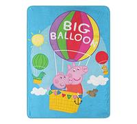 Northwest Peppa Pig Micro Raschel - Manta de 46 x 60 Pulgadas, Globo Grande
