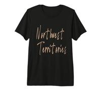 Northwest Territories Canada Diseño Elegante Vintage Camiseta Premium