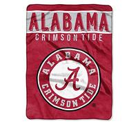 Northwest The Company Alabama Crimson Tide Basic Raschel - Manta Raschel, 60 x 80 Pulgadas, Color Rojo
