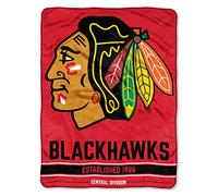 Northwest The Company Manta con Licencia Oficial de NHL Break Away de Micro Raschel, Multicolor, Verde, 46" x 60"