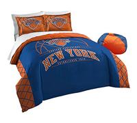 Northwest The Company NBA - Juego de edredón Reversible y 2 Fundas de Almohada con Emblema de Equipo de la NBA - 1NBA/84900/0018/AMZ, Full/Queen Size, Azul
