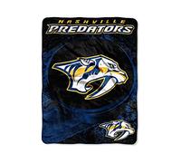 Northwest The Company NHL Ice Dash Micro Raschel Manta 46 "x 60", 1NHL/05900/0030/AMZ, Azul, 46" x 60"