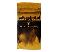 Northwest Yellowstone Beach Towel, 30" x 60", Wild Horses