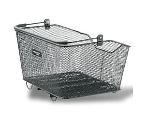 Northwind Basket A-Cross MLT - Cesta para Bicicleta (fijación Segura con Adaptador MonkeyLoad, Malla Fina de Acero, Mango Acolchado), Color Negro