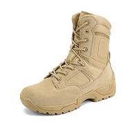 NORTIV 8 Botas de Trabajo Tácticas Militares para Hombre Botas Policiales Senderismo Motocicleta Botas Combate,Size 46W,Arena,Response-W