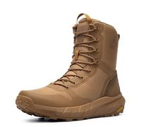 NORTIV 8 Botas Militares Ligeras Botas Policiales Tácticas de Seguridad Hombre Transpirable Botas de Combate Mediana Caña Antideslizantes,Size 41.5,Coyote,NMUMMT2507