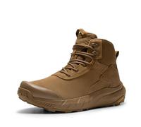 NORTIV 8 Botas Militares Ligeras Hombre Botas Tácticas de Seguridad Impermeables Botas Transpirable de Combate Policiales Antideslizantes,Size 43,Coyote,SNMT246M