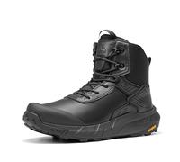 NORTIV8 Botas Militares Ligeras Hombre Botas Tácticas de Seguridad Impermeables Botas Transpirable de Combate Policiales Antideslizantes,Size 43W,Negro,NMUWMT2501