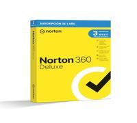 Software de seguridad Norton 360 Deluxe 1 licencia 3 dispositivos caja