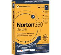Norton 360 Deluxe 5-Devices + 50 GB Cloudstorage - 1 year
