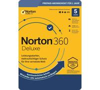 Norton 360 Deluxe, 50 GB de copia de seguridad en la nube, 5 dispositivos, 1 año, SIN SUSCRIPCIÓN