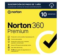 Norton 360 Premium 2026 con VPN | 10 Dispositivi | 1 año | 75 GB de almacenamiento en la nube